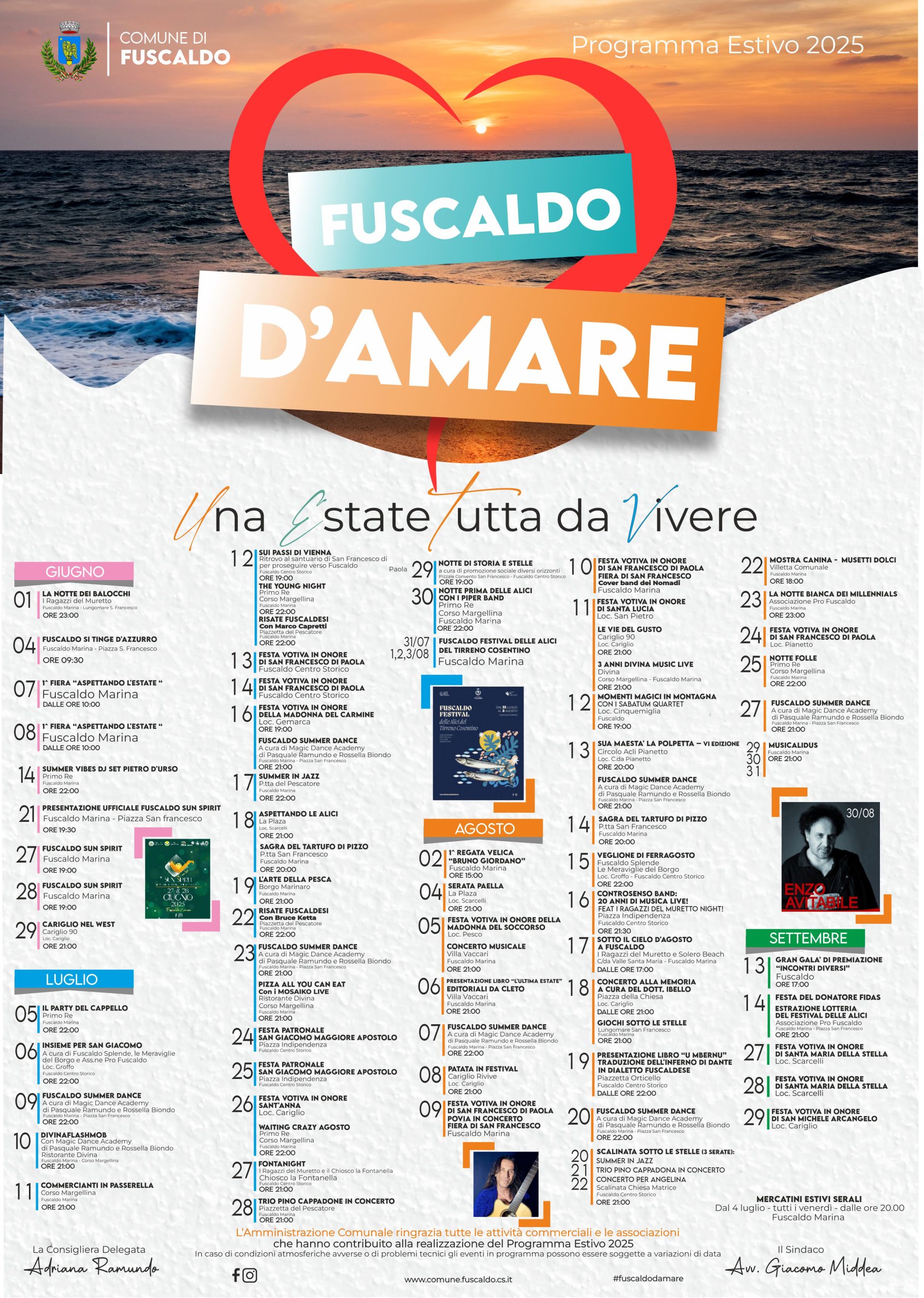 Programma estivo 2025